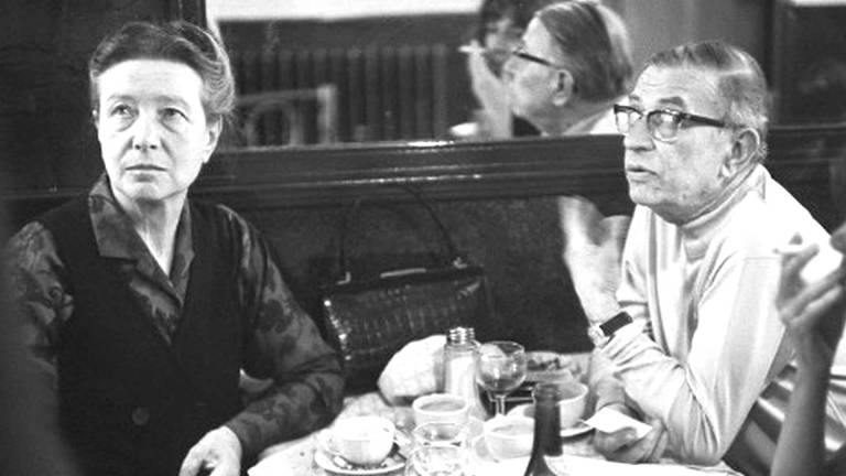 Beauvoir và Sartre.