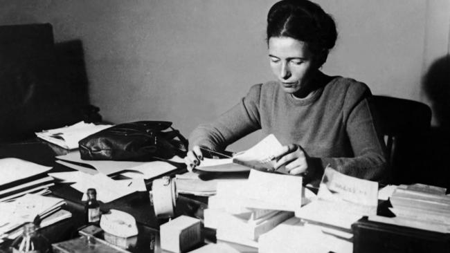 Simone de Beauvoir.
