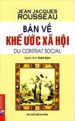 Bìa sách Khế ước xã hội – bạn nhìn thấy biểu tượng cái cân không? Cái cân có ý nghĩa gì vậy?