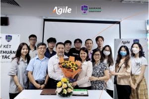 Lễ ký kết hợp tác giữa Học viện Agile và Đại học Giáo dục