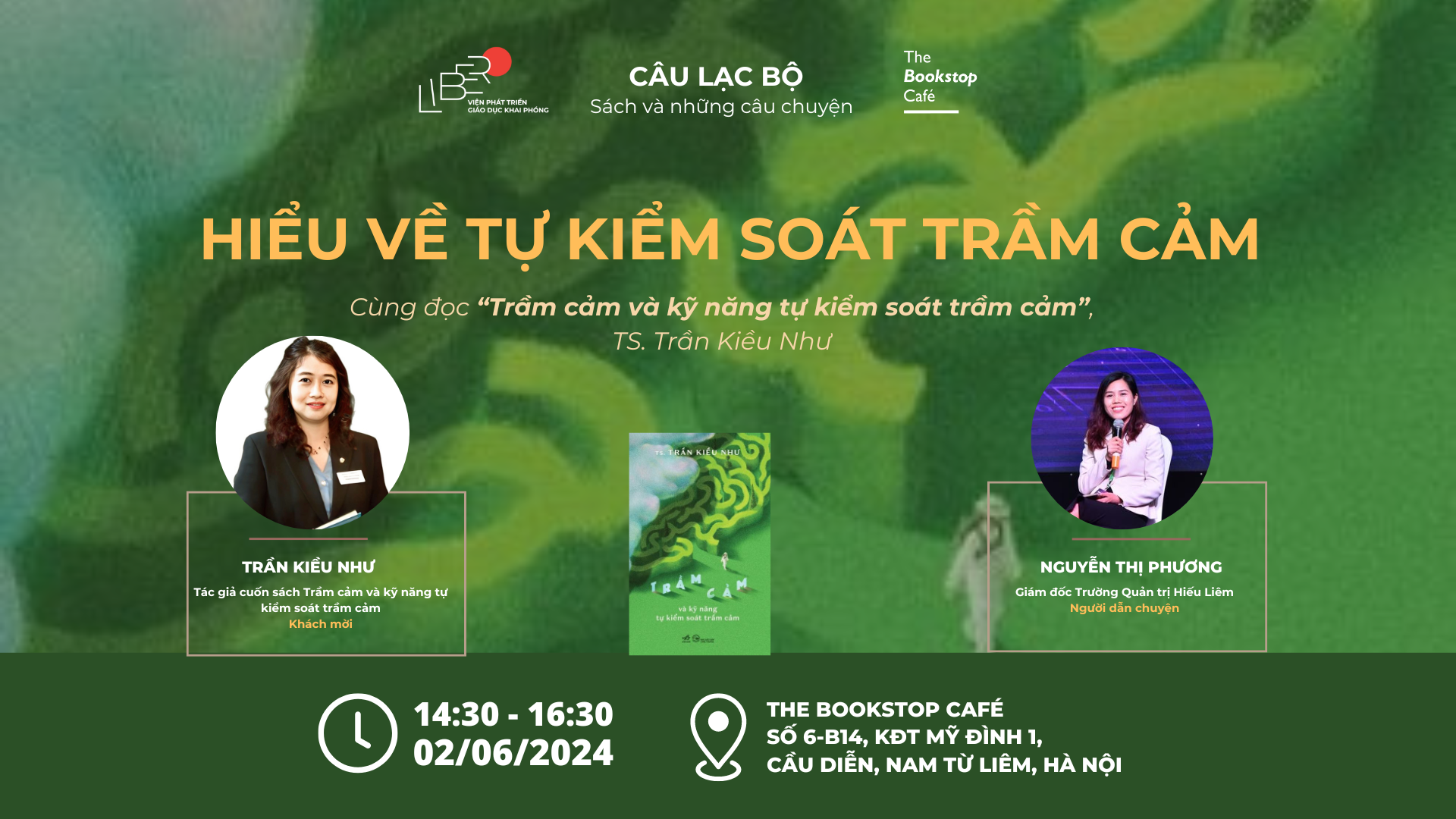 Ảnh bìa sự kiện sinh hoạt CLB Sách (1920 × 1080 px)